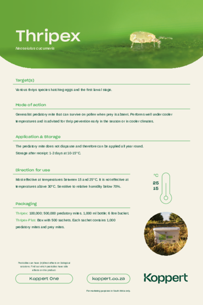 Thripex Leaflet